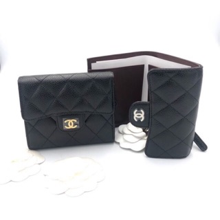 New Chanel Compact Tri-Fold Shw/Ghw Fullset