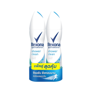 เรโซน่า สเปรย์ระงับกลิ่นกาย แพ็คคู่ 135 มล. Rexona Deodorant Spray 135 ml Twin pack (เลือกสูตรด้านใน)