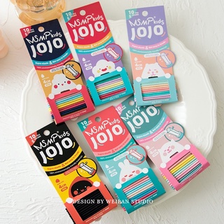 Jojo ยางผ้ารัดผม เส้นเล็ก แผง10เส้น