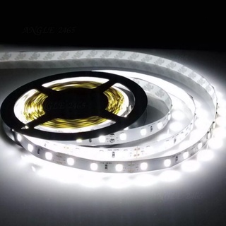 ไฟติดตู้ ไฟประดับร้าน  ไฟ LED Strip สีขาวเย็น SMD 5630 12V 5 เมตร (Cold white)