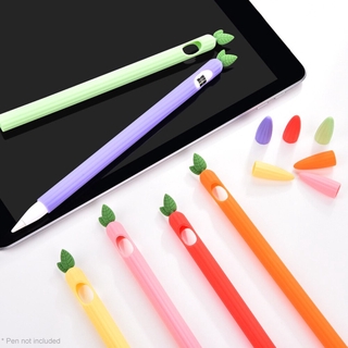 เคสซิลิโคนลายแครอทน่ารักสําหรับ Apple Pencil 1 / 2