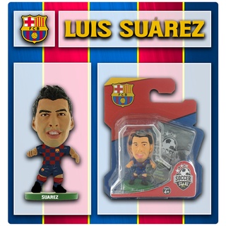 โมเดลนักฟุตบอล SoccerStarz ลิขสิทธิ์แท้จากสโมสร Barcelona - Luis Suarez 2020