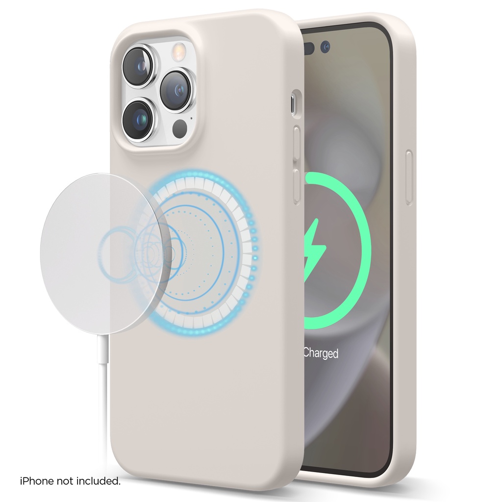 elago เคส สำหรับ iPhone 14, 14 Plus, 14 Pro, 14 Pro Max MagSafe Silicone Case