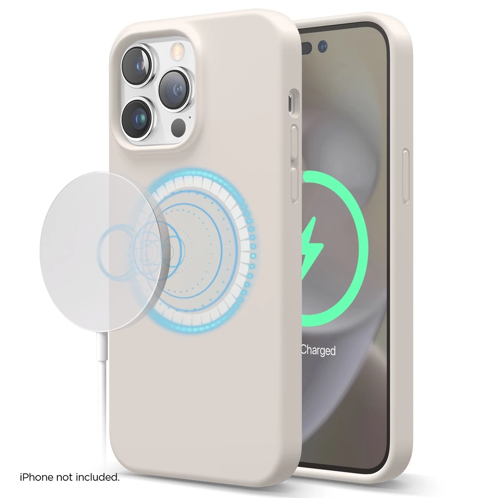 elago เคส สำหรับ iPhone 14, 14 Plus, 14 Pro, 14 Pro Max MagSafe Silicone Case