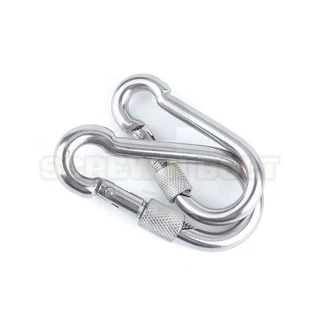 สแนปลิงค์ ตะขอ ล็อค เกี่ยวพวงกุญแจ สแตนเลส 304 - 4mm. 5mm. 6mm. 7mm. 8mm. 9mm. / SNAP LINK HOOK