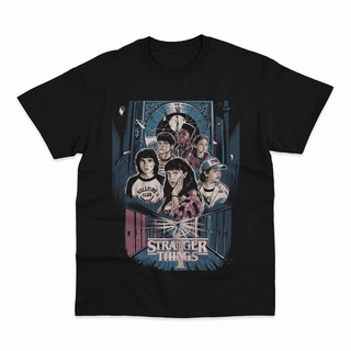 เสื้อยืดคอกลมเสื้อยืด พิมพ์ลาย Stranger Things Season 4S-4XL