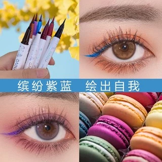 5375 (ใหม่/แท้) novo eyeliner อายไลน์เนอร์หัวพู่กันขนาด 0.1 มิล สีชัด เส้นคม ติดทน กันน้ำ