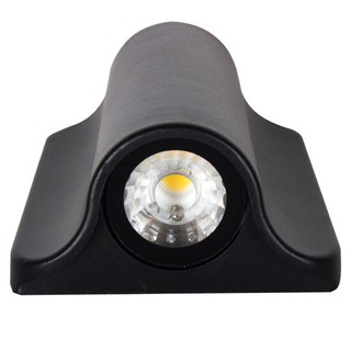  โคมไฟผนังภายนอก LED รุ่น 14263 (LED 10W) ขนาด 12 x 6.5 x 18 ซม. สีดำ LED Outdoor Wall Lamp 14263 (LED 10W) ​​Size 12 x