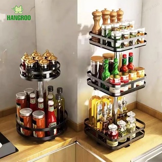 HANGROO MK105  ชั้นวางของในครัว วางเครื่องปรุง หมุนได้ สแตนเลส เครื่องครัวอเนกประสงค์