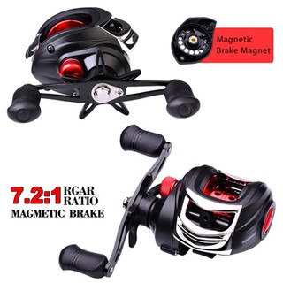 🔥โลหะ รอกหยดน้ํา รอก PROBEROS fishing reel รอกตกปลา อัตราทดเกียร์ 7.2: 1 ขนาดลูกปืน 3+1 แรงลากสูงสุด 8 กิโลกรัม รอก