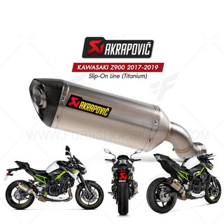 ท่อแต่ง Akrapovic Exhaust Slip-On Line (Titanium) KAWASAKI Z900 2017-2019