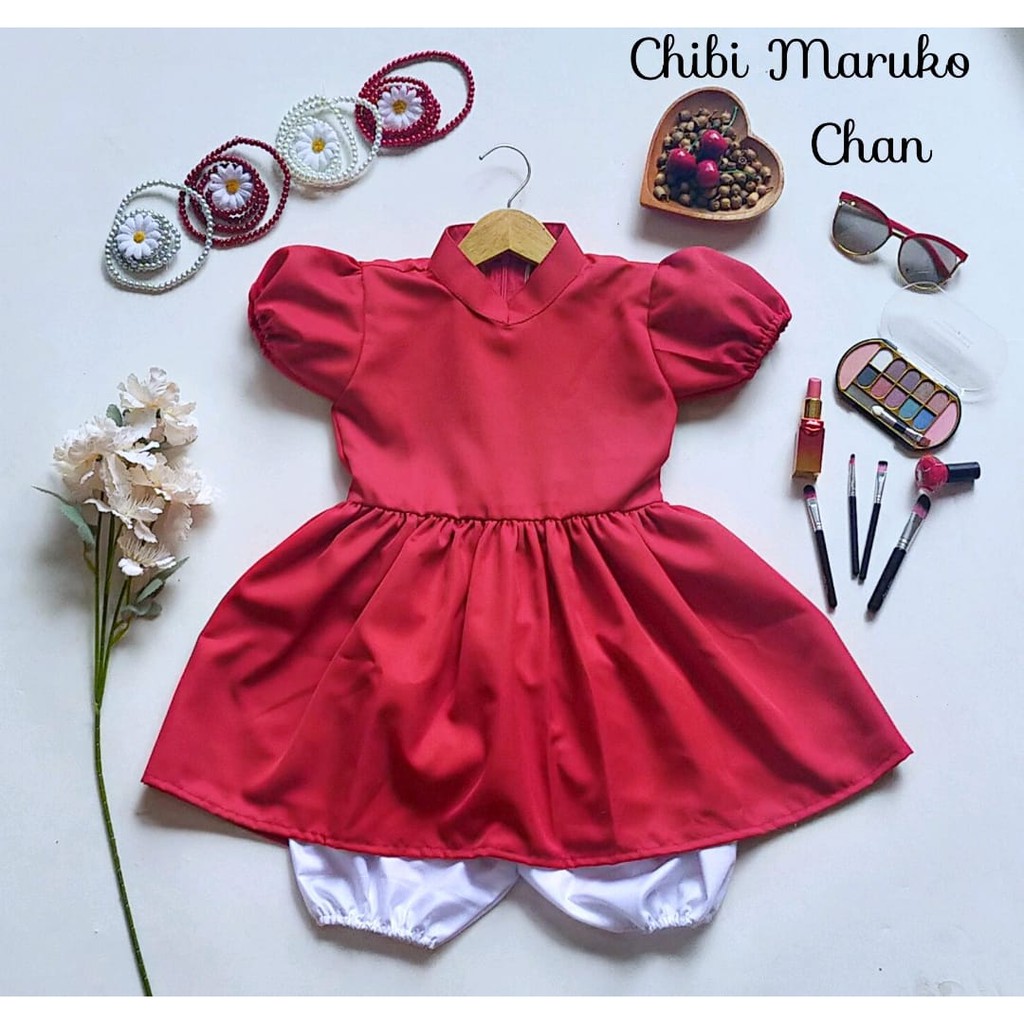 CHIBI MARUKO CHAN COSTUME สําหรับพี่น้องอายุ 8-10 ปี