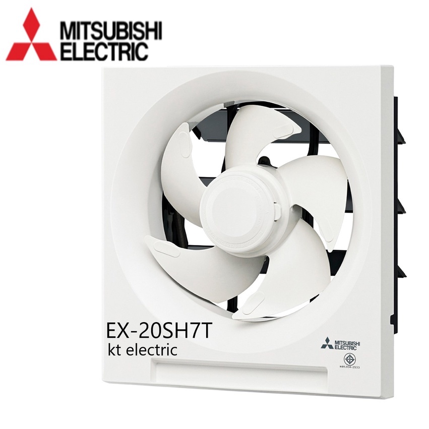 MITSUBISHI EX-20SH7T พัดลมระบายอากาศแบบติดผนัง ใบพัด 8 นิ้ว แบบดูดอากาศออก