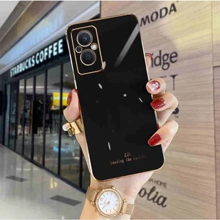 เคส oppo reno 8z 5g เคส oppo reno 7z 5g Reno7 Reno 2f Reno 6 Reno 6Z 5G Reno5 Reno 4 เคสโทรศัพท์แฟชั่นขอบตรง ZB