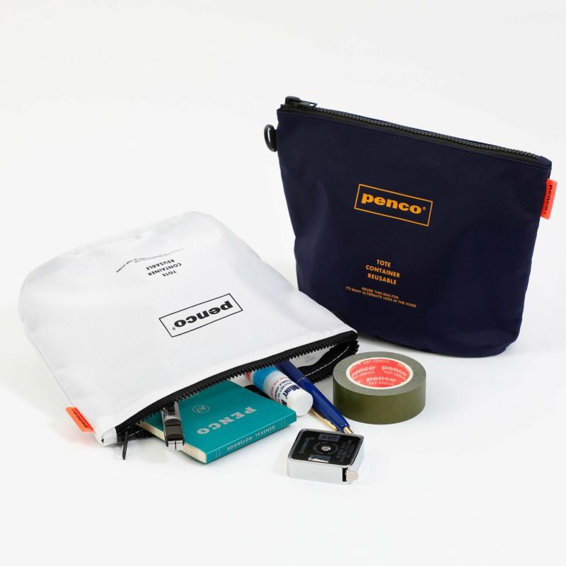 Penco Bucket Pouch Navy / กระเป๋า Bucket สีน้ำเงิน แบรนด์ Penco จากประเทศญี่ปุ่น (HGB302-NV)