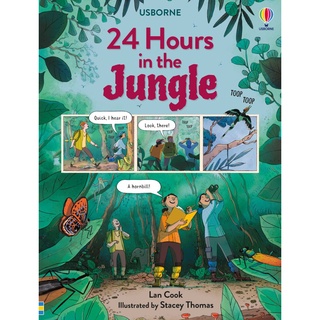 DKTODAY หนังสือ USBORNE 24 HOURS IN THE JUNGLE