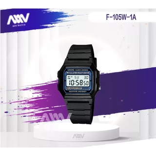 CASIO แท้100% นาฬิกาข้อมือ รุ่น F-105W-1A ของใหม่ของแท้100% ประกันศูนย์ 1 ปี จากร้าน henghengwatch