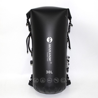 MARJAQE 1612 กระเป๋ากันน้ำ Dry bag ขนาด  30L สำหรับกิจกรรมทางน้ำ ตั้งแคมป์ เดินป่า พายเรือคายัค