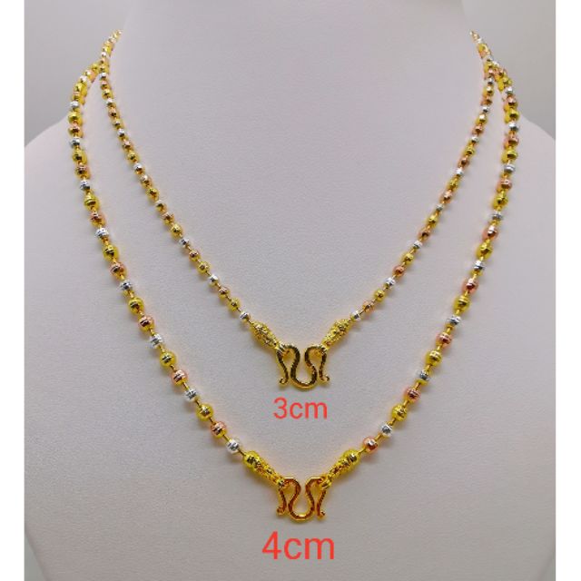 สร้อยคอ 3กษัตริย์ 925 รุ่น เม็ด 3-4มิล ยาว 18 20และ24นิ้ว