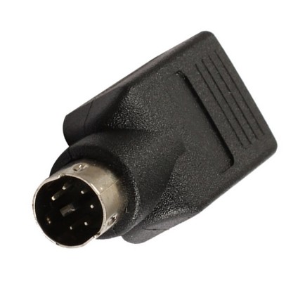 หัวแปลง USB TO PS/2 Converter For Mouse  Keyboard สีดำ สำหรับคอมพิวเตอร์