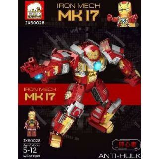 เลโก้ IRON MECH  No MK 17 JX60028 ANTI-HULK จำนวน 425ชิ้น