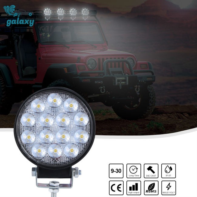 4inch Round Super Slim 140w Spotlight Led Work Light Driving Fog Lights ...