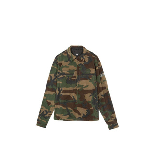 SLUM LTD - STUSSY POLAR FLEECE FULL ZIP Camo