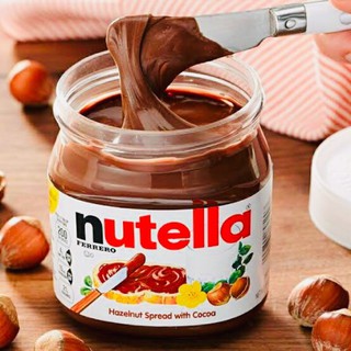 Nutella เฮเซลนัทบดผสมโกโก้ นูเทลล่า Hazelnut Cocoa spread สเปรดทาขนมปัง topping dipping 200g จากออสเตรเลีย