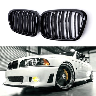 กระจังหน้ารถยนต์ แบบคู่ อุปกรณ์เสริม สําหรับ BMW E39 5 Series 520 525 528 1999-2003