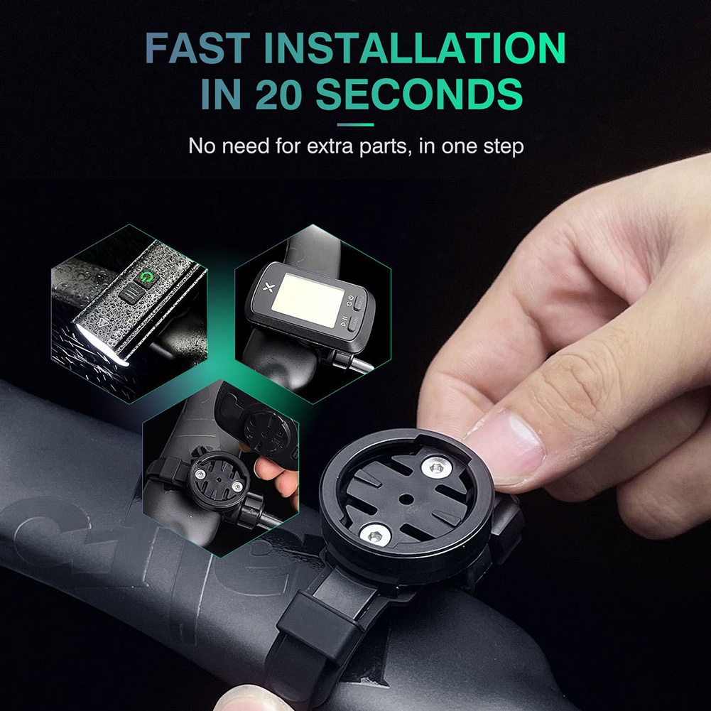 อะแดปเตอร์เมาท์ขาตั้งนาฬิกาจับเวลา ติดแฮนด์บาร์จักรยาน ปรับได้ สําหรับ Garmin xoss