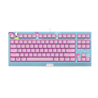 Razer Sanrio Limited 87 - คีย์แป้นพิมพ์เล่นเกมมีไฟ Backlit