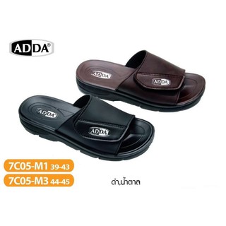 B7C05 ADDA รองลำลอง รองแตะแบบสวม สำหรับผู้ชาย พื้นพียู AD 7C05