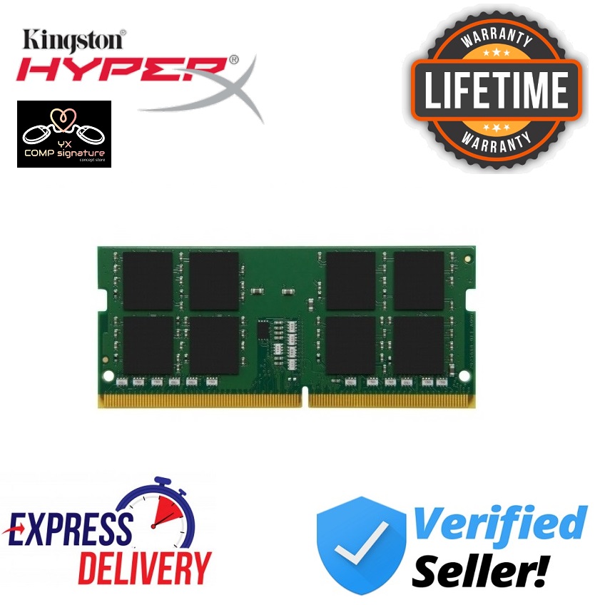 Kingston KVR32S22S8/16 16GB DDR4 3200Mhz หน่วยความจํา Non ECC RAM SODIMM