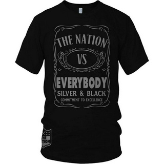 เสื้อยืด The Nation VS Everybody สีดํา (ลิมิเต็ดอิดิชั่น)