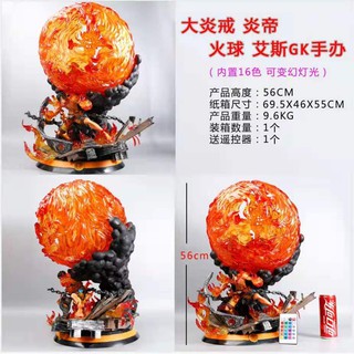 [ส่งฟรี] Model one piece เอส  โจรสลัดทำมือใหญ่ทำแหวนไฟขนาดใหญ่  วัสดุ พลาสติก สูง 56 Cm