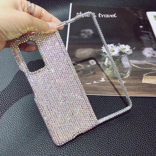 เคสโทรศัพท์มือถือ ประดับเพชรคริสตัล หรูหรา สําหรับ Samsung Galaxy Z Fold 5 4 2 3 5G Fold3 Fold4