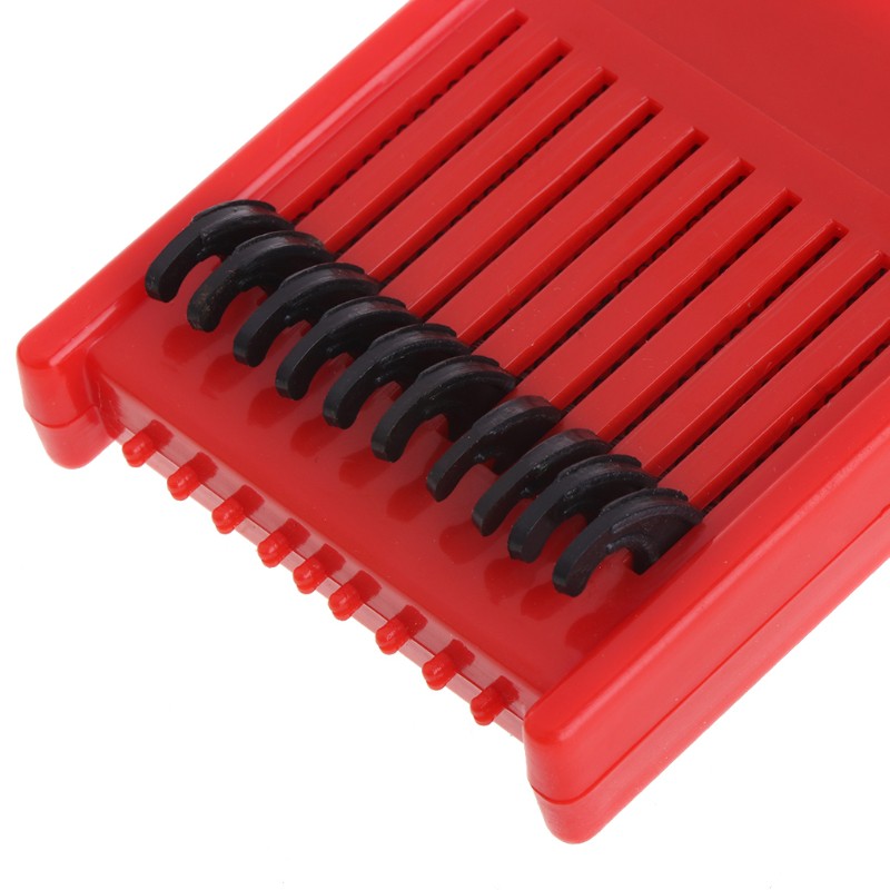Fishing Rig Board Plastic Double Side Spring Hooks Storage Catch Holder Random