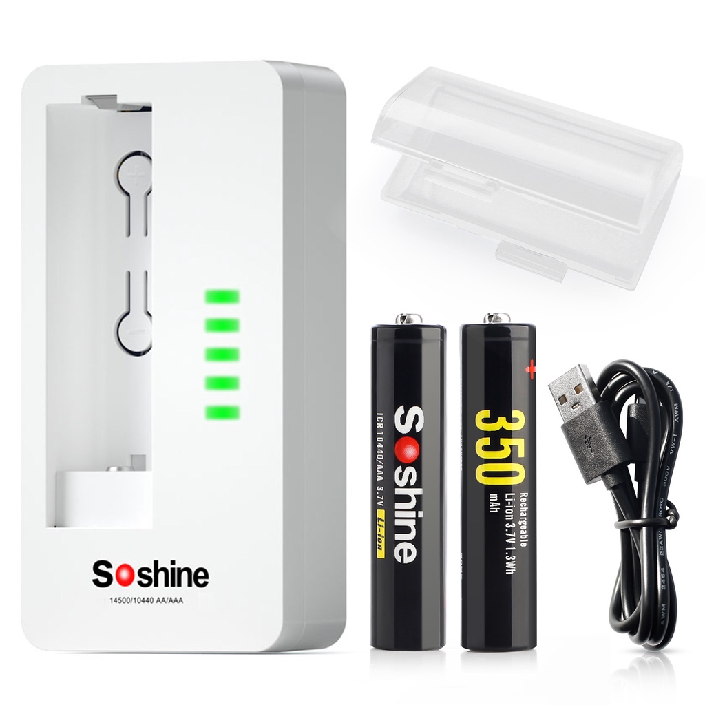 Li-ion 14500 10440 /NiMH AA AAA เครื่องชาร์จแบตเตอรี่แบบชาร์จไฟได้/เครื่องทดสอบแบตเตอรี่ F3