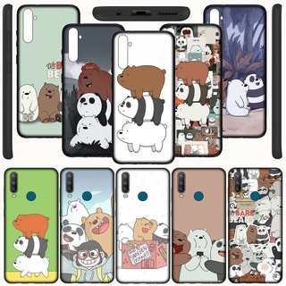 เคสโทรศัพท์มือถือ ซิลิโคนนิ่ม ลายการ์ตูนหมี We bare bears น่ารัก F2-ECY44 แฟชั่น สําหรับ OPPO A5s A3s A5 2018 A9 2020 A7 F11 Pro