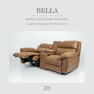 ZEN Collection BELLA Recliner Sofa 2 seat with console โซฟาปรับนอน 2 ที่นั่ง