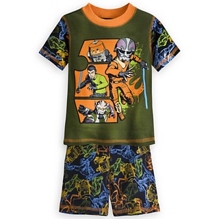 🇺🇸 ของแท้ Disney USA - [Size 4,7,8] H1114 Star Wars Rebels PJ PALS Short Set for Boys