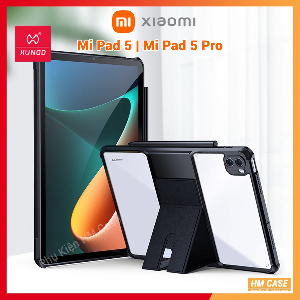 Xundd กรณี Xiaomi Mi Pad 5 / Mi Pad 6 / Mi Pad 5 Pro / Mi Pad 6 Pro Stand, TPU Bezel, กันกระแทก