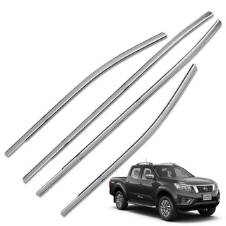 คิ้วขอบกระจก ชุปโครเมี่ยม นิสสัน นาวาร่า เอ็นพีสามร้อย Nissan Navara Np 300 4 Door