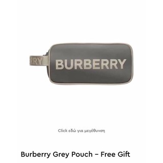 BURBERRY GREY POUCH GIFT