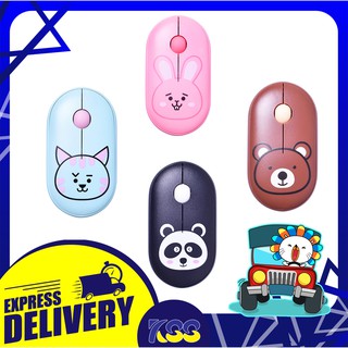 เมาส์ไร้สายลายการ์ตูน OKER FASHIONABLE WIRELESS MOUSE M693