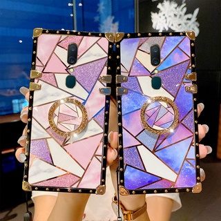 Yjd เคส OPPO R17 Pro R11 R11S R9S Plus ประกบเพชร ตัวยึด เชือกแขวน เคสโทรศัพท์ กันกระแทก