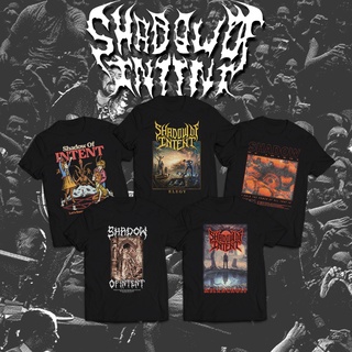 T-shirt  เสื้อยืด พิมพ์ลาย Shadow of Intent Series DTG Cornit Band สําหรับผู้ชายS-5XL