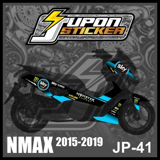 สติกเกอร์ กึ่งสําเร็จรูป สําหรับ Yamaha NMAX 155 OLD 2015-2019 - JP-41