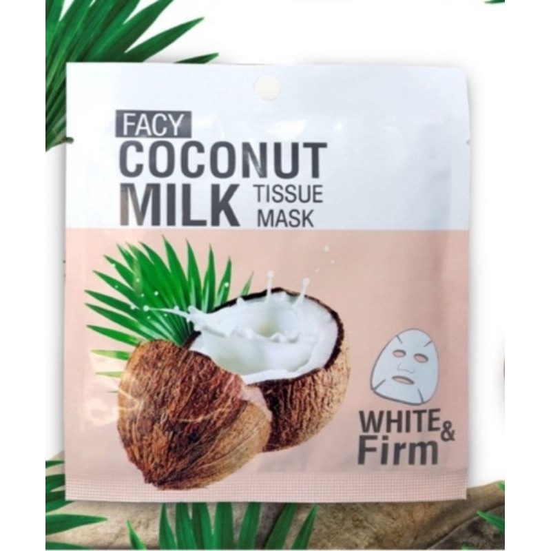 Facy coconut milk tissue mask white&amp;firm