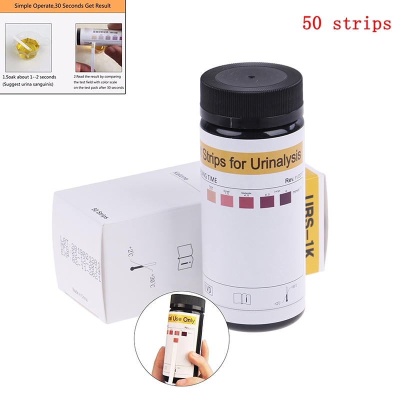 เครื่องวัดระดับน้ำตาลในเลือด50pcs Ketone Strips Home Ketosis Urine Test Atkins Diet Weight Lose